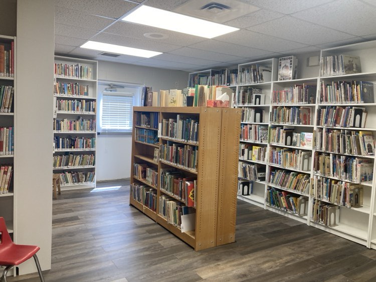 The interior of Hall's Living Library at Pray's Mill Baptist Church